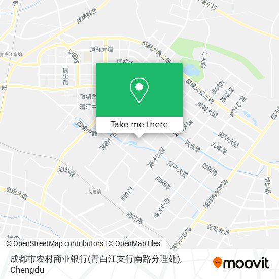 成都市农村商业银行(青白江支行南路分理处) map