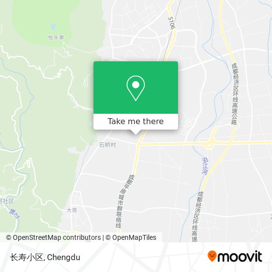 长寿小区 map