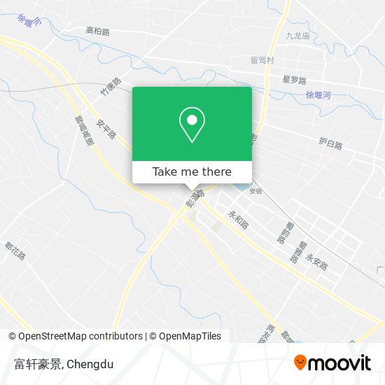 富轩豪景 map
