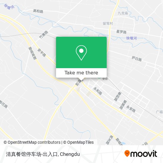 清真餐馆停车场-出入口 map