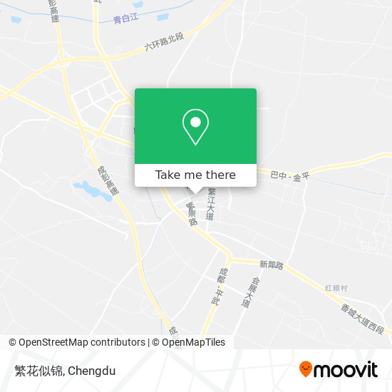 繁花似锦 map