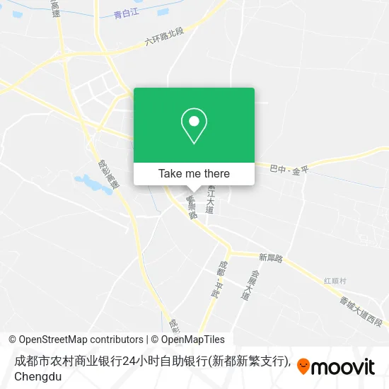 成都市农村商业银行24小时自助银行(新都新繁支行) map