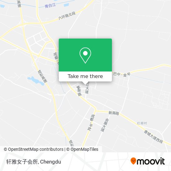 轩雅女子会所 map