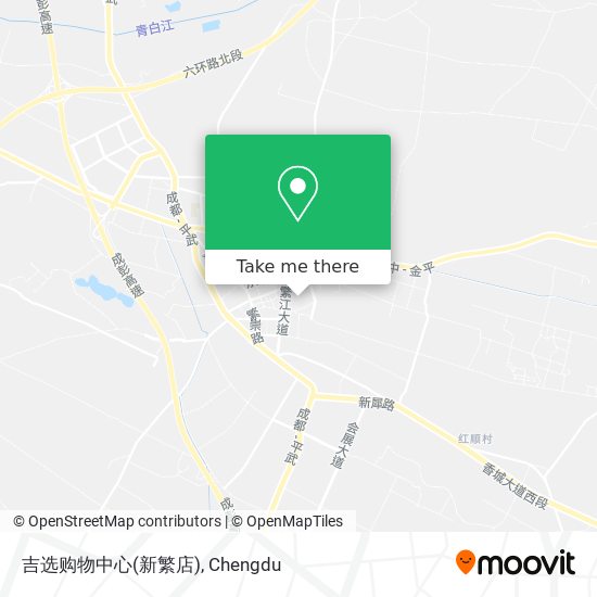 吉选购物中心(新繁店) map