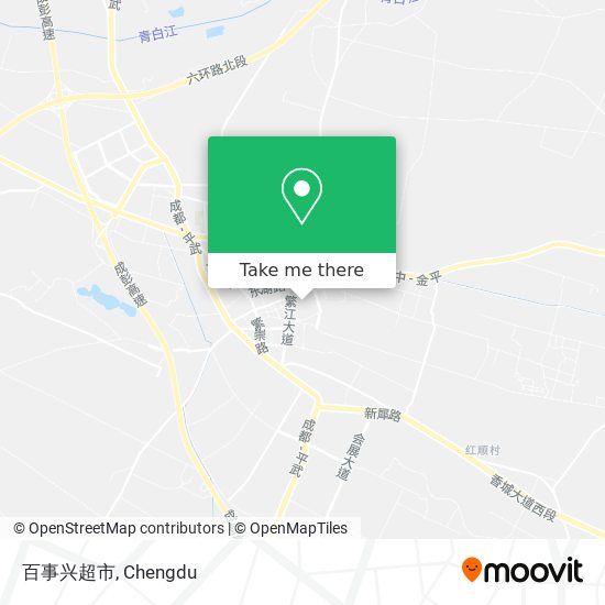 百事兴超市 map