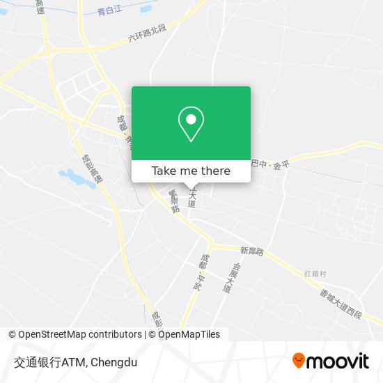 交通银行ATM map
