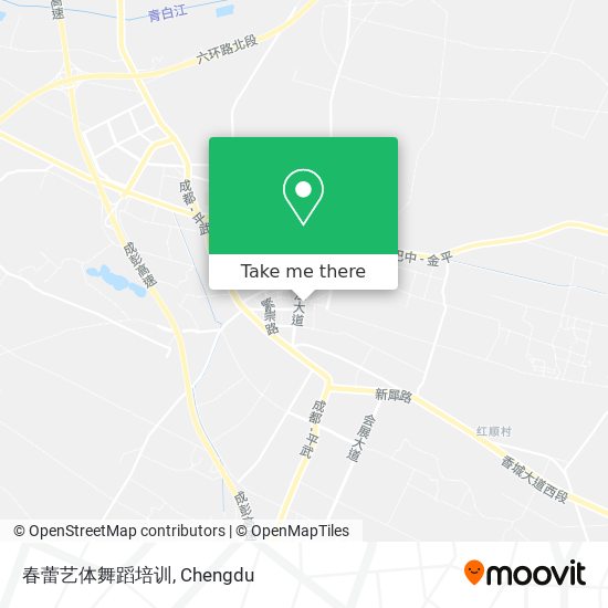 春蕾艺体舞蹈培训 map