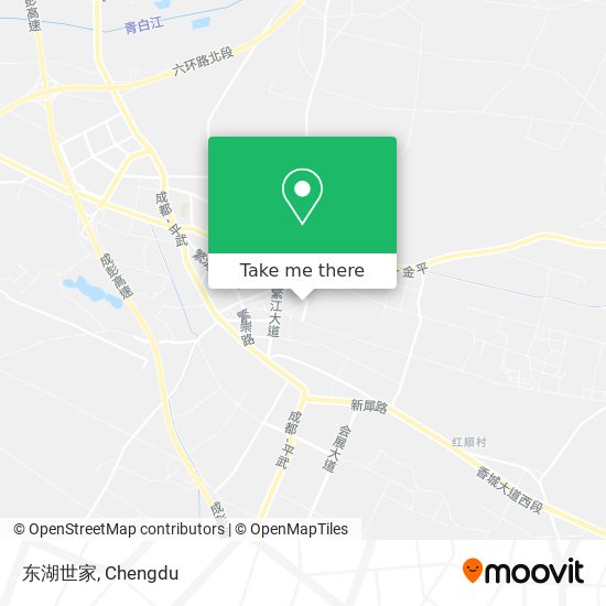 东湖世家 map