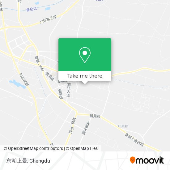 东湖上景 map