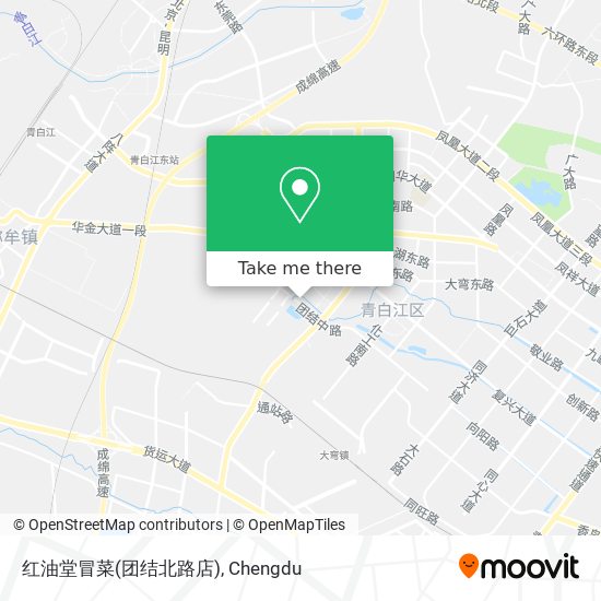 红油堂冒菜(团结北路店) map