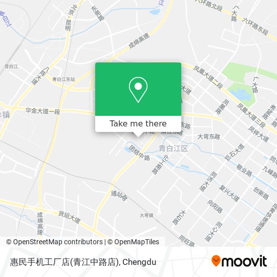 惠民手机工厂店(青江中路店) map