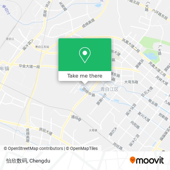 怡欣数码 map