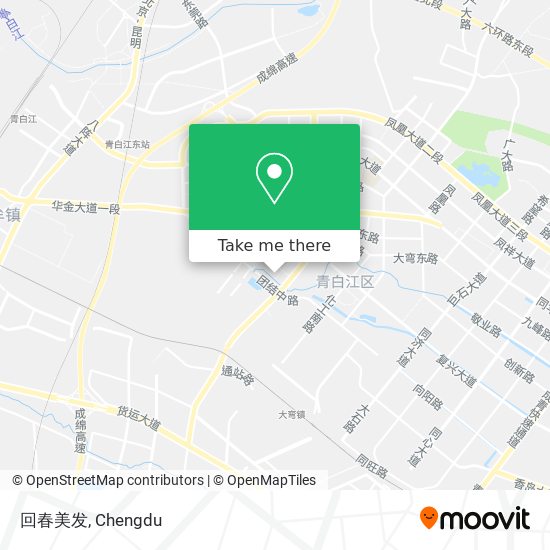 回春美发 map