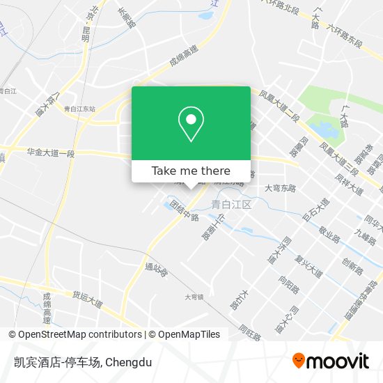 凯宾酒店-停车场 map