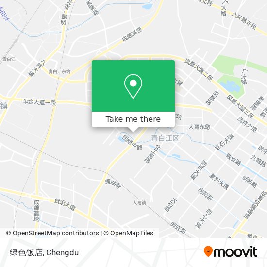 绿色饭店 map
