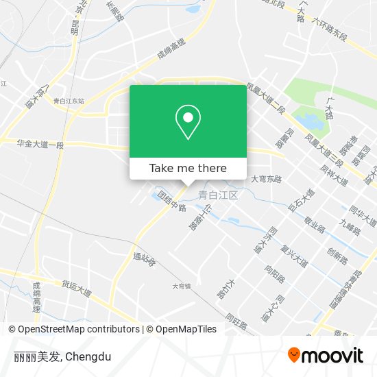 丽丽美发 map