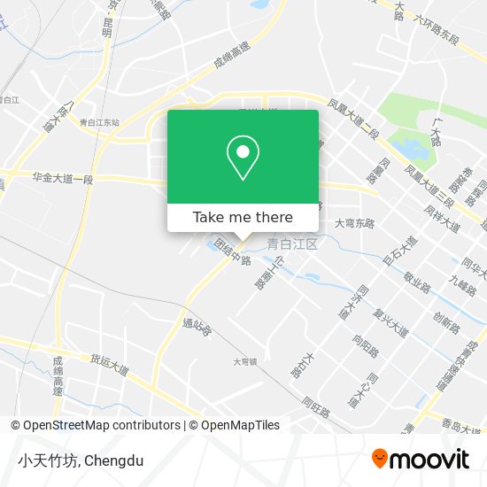小天竹坊 map