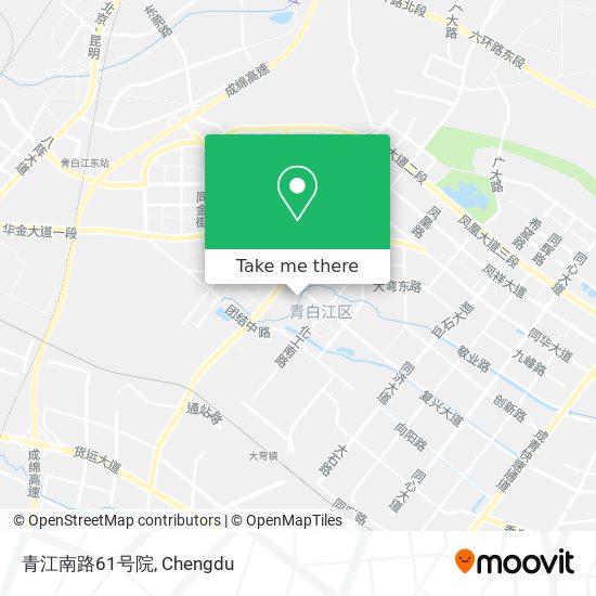 青江南路61号院 map