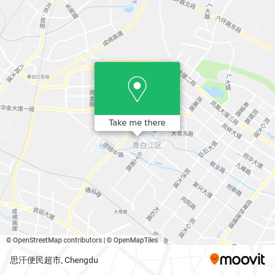 思汗便民超市 map