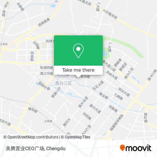 美腾置业CEO广场 map
