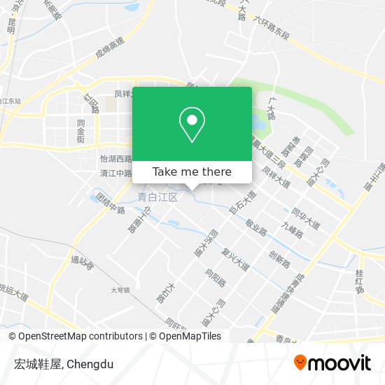宏城鞋屋 map