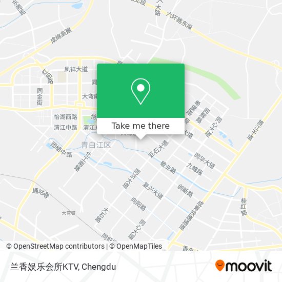 兰香娱乐会所KTV map