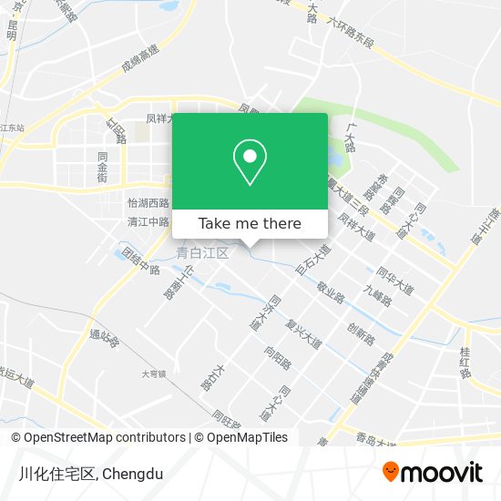 川化住宅区 map