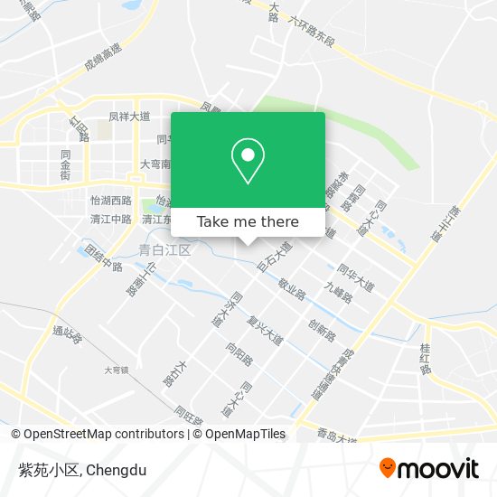 紫苑小区 map