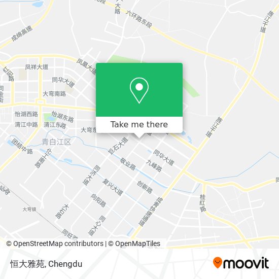 恒大雅苑 map