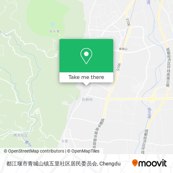 都江堰市青城山镇五里社区居民委员会 map