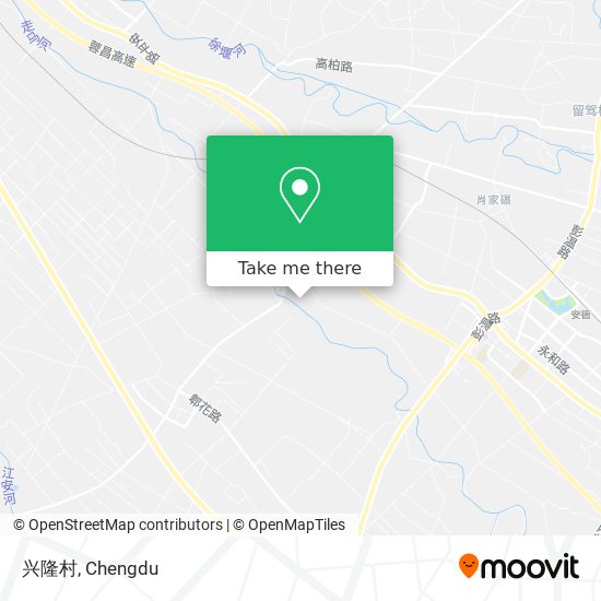 兴隆村 map