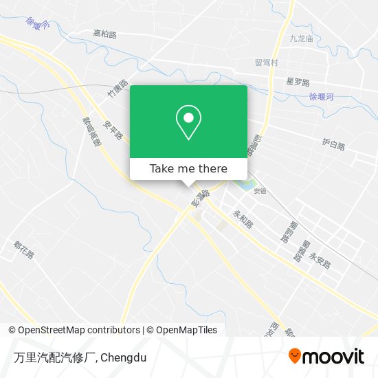 万里汽配汽修厂 map