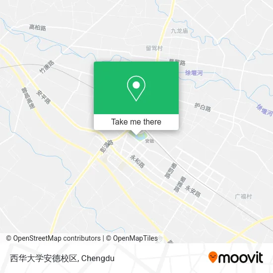 西华大学安德校区 map