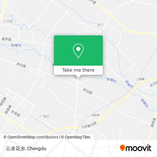 云凌花乡 map