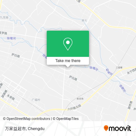 万家益超市 map
