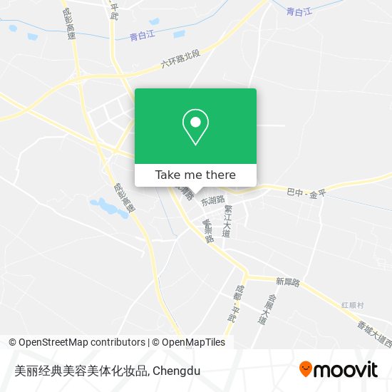 美丽经典美容美体化妆品 map