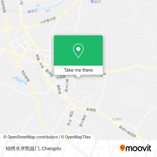 锦绣水岸凯旋门 map