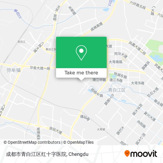 成都市青白江区红十字医院 map
