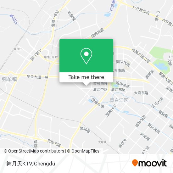 舞月天KTV map