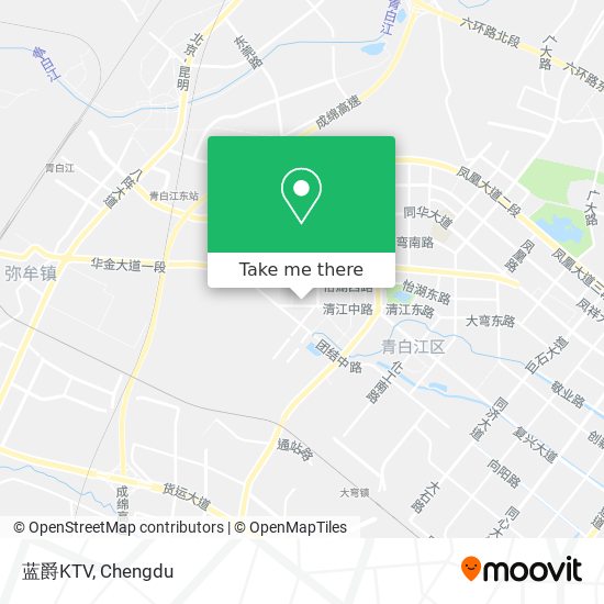 蓝爵KTV map