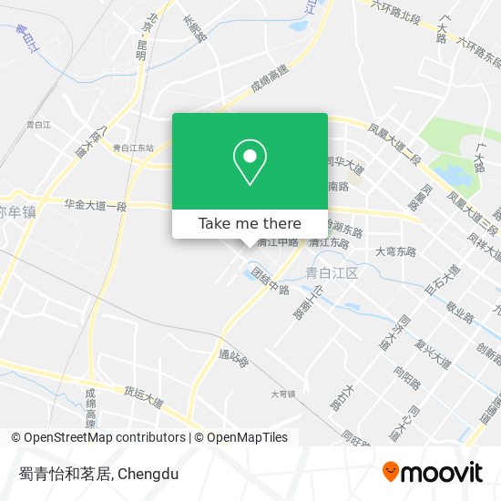 蜀青怡和茗居 map