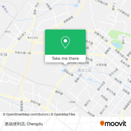 惠福便利店 map