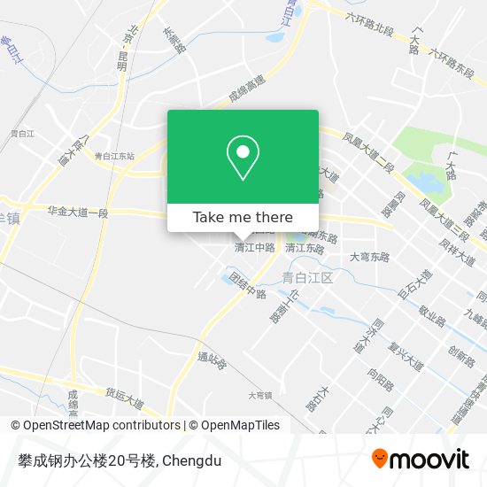 攀成钢办公楼20号楼 map