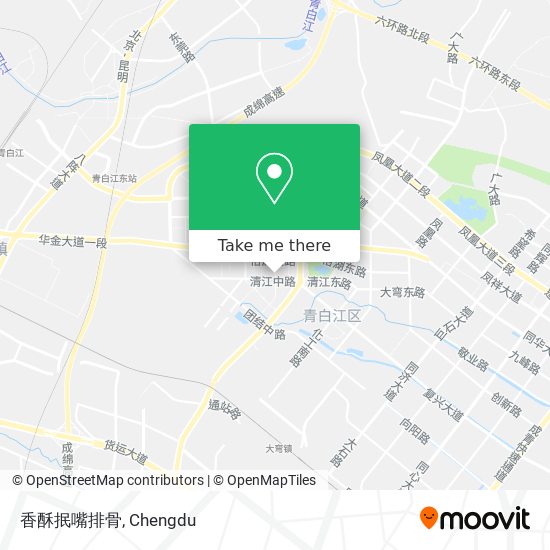 香酥抿嘴排骨 map