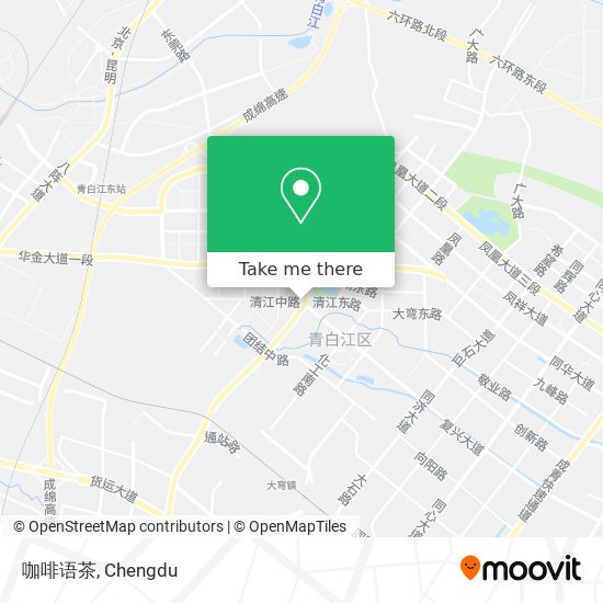 咖啡语茶 map