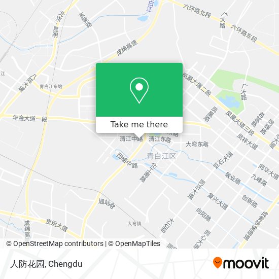 人防花园 map