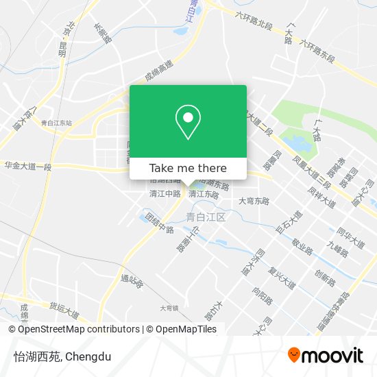 怡湖西苑 map