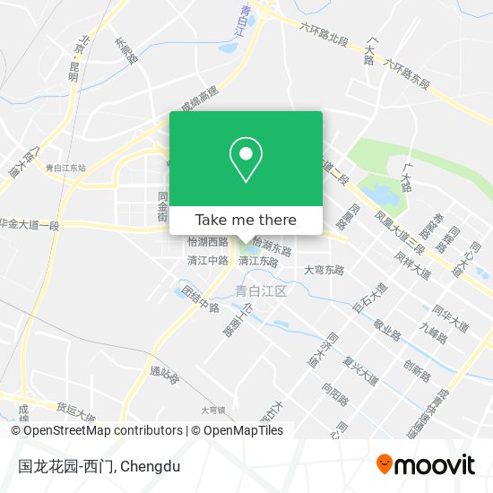 国龙花园-西门 map