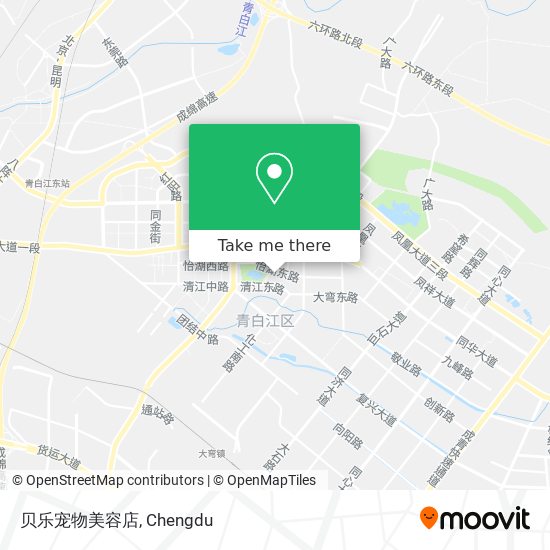 贝乐宠物美容店 map
