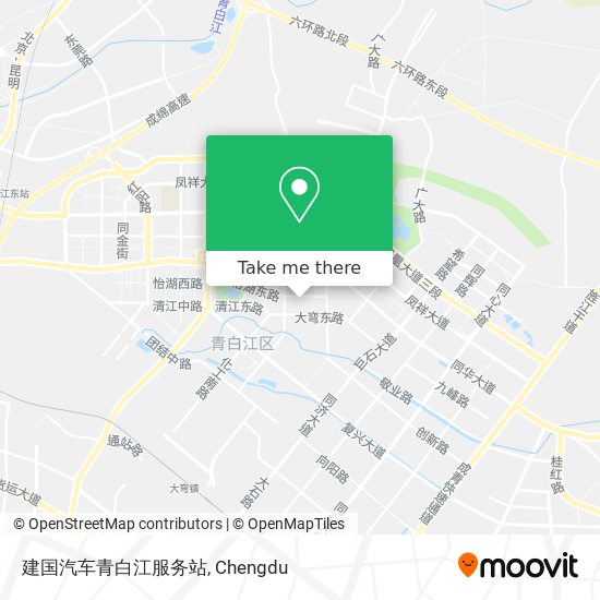 建国汽车青白江服务站 map